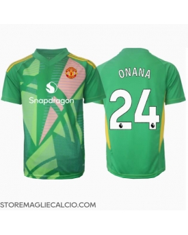 Manchester United Andre Onana #24 Portiere Maglia Gara Terza Repliche 2024-25
